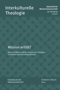 Appl / Im Auftrag der Deutschen Gesellschaft für Missionswissenschaft und der Basler Mission / Heuser |  Mission erfüllt? | Buch |  Sack Fachmedien