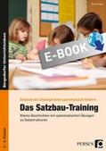 Vogel |  Das Satzbau-Training | eBook | Sack Fachmedien