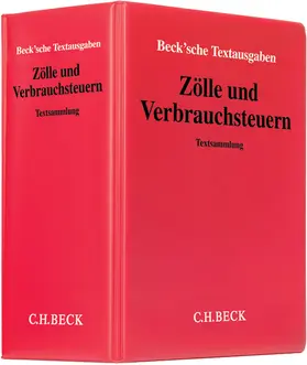 Zölle und Verbrauchsteuern, mit Fortsetzungsbezug