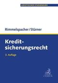 Rimmelspacher / Stürner |  Kreditsicherungsrecht | Buch |  Sack Fachmedien