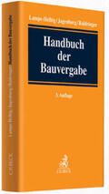 Lampe-Helbig / Jagenburg / Baldringer |  Handbuch der Bauvergabe | Buch |  Sack Fachmedien