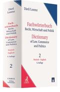 Dietl / Lorenz |  Fachwörterbuch Recht, Wirtschaft und Politik = Dictionary of Law, Commerce and Politics • Band 2: Deutsch - Englisch  | Buch |  Sack Fachmedien