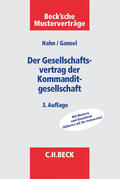 Hahn / Gansel |  Der Gesellschaftsvertrag der Kommanditgesellschaft | Buch |  Sack Fachmedien