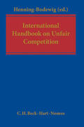 Henning-Bodewig |  International Handbook on Unfair Competition | Buch |  Sack Fachmedien