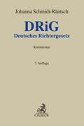 Schmidt-Räntsch |  Deutsches Richtergesetz: DRiG | Buch |  Sack Fachmedien