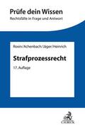 Roxin / Achenbach / Jäger |  Strafprozessrecht | Buch |  Sack Fachmedien