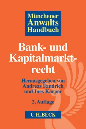 Fandrich Karper Munchener Anwaltshandbuch Bank Und Kapitalmarktrecht Buch Sack De