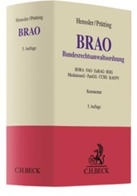 Henssler / Prütting | Bundesrechtsanwaltsordnung: BRAO | Buch | sack.de