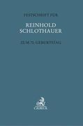 Barton / Fischer / Jahn |  Festschrift für Reinhold Schlothauer zum 70. Geburtstag | Buch |  Sack Fachmedien