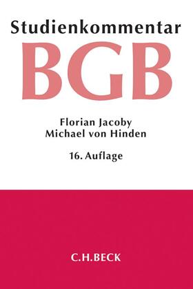 Jacoby / Hinden / Kropholler | Bürgerliches Gesetzbuch | Buch | sack.de
