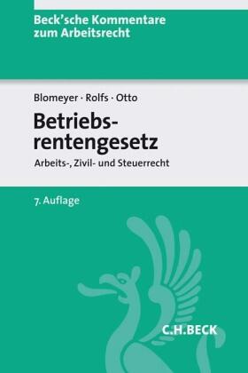 Blomeyer / Otto / Rolfs | Betriebsrentengesetz | Buch | sack.de
