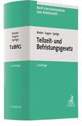 Bieder / Schlachter / Sagan |  Teilzeit- und Befristungsgesetz: TzBfG  | Buch |  Sack Fachmedien