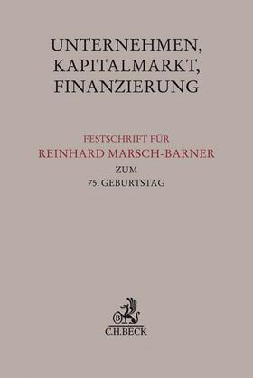 Spindler / Wilsing / Butzke | Unternehmen, Kapitalmarkt, Finanzierung | Buch | sack.de