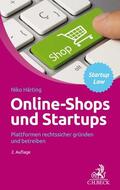Härting |  Online-Shops und Startups | Buch |  Sack Fachmedien
