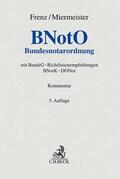 Frenz / Miermeister |  BNotO: Bundesnotarordnung | Buch |  Sack Fachmedien