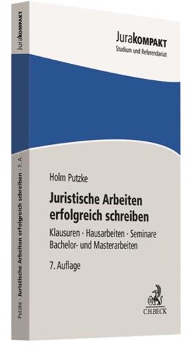 Putzke Juristische Arbeiten Erfolgreich Schreiben Buch Sack De
