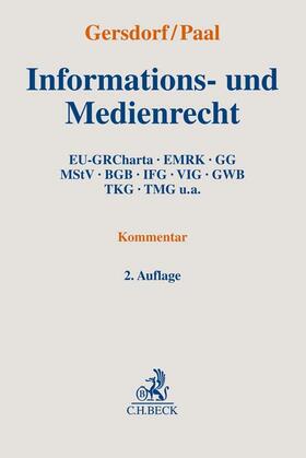 Gersdorf / Paal | Informations- und Medienrecht | Buch | sack.de