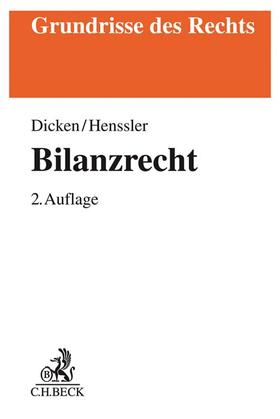Dicken / Henssler / Henßler | Bilanzrecht | Buch | sack.de