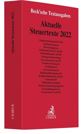 Aktuelle Steuertexte 2022 | Buch | sack.de
