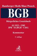 Bamberger / Roth / Hau / Poseck |  Bürgerliches Gesetzbuch  Band 5: §§ 1922-2385, CISG, IPR, EGBGB | Buch |  Sack Fachmedien