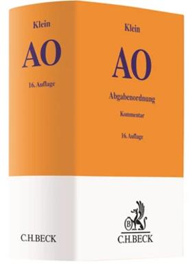 Klein | Abgabenordnung: AO | Buch | sack.de