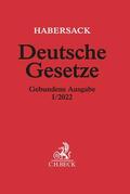 Habersack / Schönfelder |  Deutsche Gesetze Gebundene Ausgabe I/2022 | Buch |  Sack Fachmedien