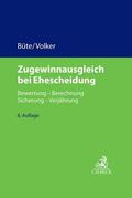 Büte / Volker |  Zugewinnausgleich bei Ehescheidung | Buch |  Sack Fachmedien