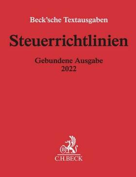 Steuerrichtlinien Gebundene Ausgabe 2022 | Buch | sack.de