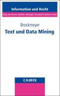 Brockmeyer |  Text und Data Mining | Buch |  Sack Fachmedien