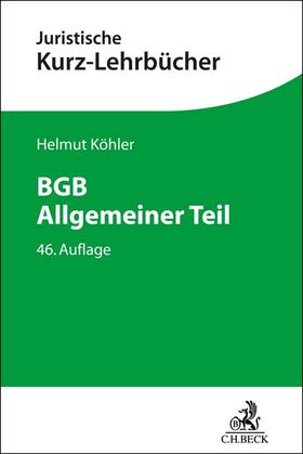 Köhler / Lange | BGB Allgemeiner Teil | Buch | sack.de