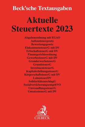 Aktuelle Steuertexte 2023 | Buch | sack.de