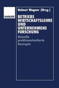 Wagner / Altrogge / Pack |  Betriebswirtschaftslehre und Unternehmensforschung | Buch |  Sack Fachmedien