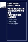 Klenk |  Privatisierung in Transformations- und Entwicklungsländern | Buch |  Sack Fachmedien