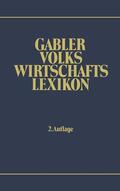 Häfner |  Gabler Volkswirtschafts Lexikon | Buch |  Sack Fachmedien