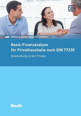Kuckertz / Stiegeler | Basis-Finanzanalyse für Privathaushalte nach DIN 77230 | E-Book | sack.de