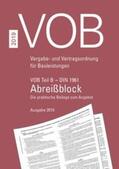 DIN e.V. |  VOB Teil B - DIN 1961 - Abreißblock | Buch |  Sack Fachmedien