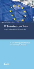 Springborn / DIN e.V. |  EU-Bauproduktenverordnung | Buch |  Sack Fachmedien