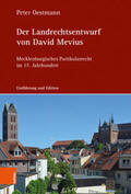Oestmann |  Der Landrechtsentwurf von David Mevius | Buch |  Sack Fachmedien