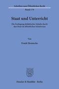 Hennecke |  Staat und Unterricht. | Buch |  Sack Fachmedien