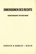 Fischer / Jakob / Mock |  Dimensionen des Rechts. | Buch |  Sack Fachmedien