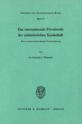 Thümmel |  Das internationale Privatrecht der nichtehelichen Kindschaft. | Buch |  Sack Fachmedien