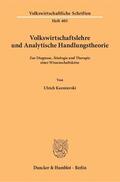 Kazmierski |  Volkswirtschaftslehre und Analytische Handlungstheorie. | Buch |  Sack Fachmedien