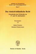 Feenstra / Zimmermann |  Das römisch-holländische Recht | Buch |  Sack Fachmedien