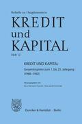 Francke / Krümmel |  Kredit und Kapital. | Buch |  Sack Fachmedien