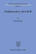 Bingener |  Probleme des § 1611 BGB. | Buch |  Sack Fachmedien