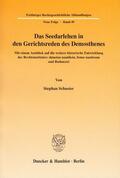 Schuster |  Schuster, S: Seedarlehen in den Gerichtsreden des Demosthene | Buch |  Sack Fachmedien