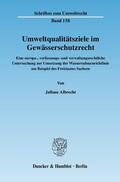Albrecht |  Umweltqualitätsziele im Gewässerschutzrecht | Buch |  Sack Fachmedien