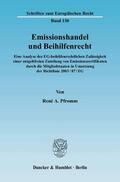 Pfromm |  Emissionshandel und Beihilfenrecht | Buch |  Sack Fachmedien