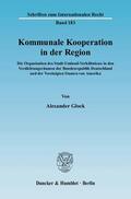 Glock |  Kommunale Kooperation in der Region | Buch |  Sack Fachmedien
