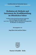 Seok / Ziekow |  Mediation als Methode und Instrument der Konfliktmittlung im öffentlichen Sektor | Buch |  Sack Fachmedien